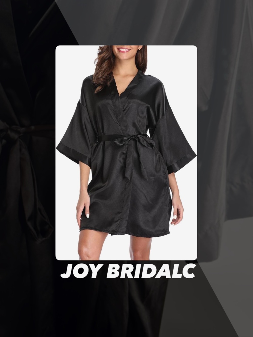 EUC Joy Bridalc Satin Robe